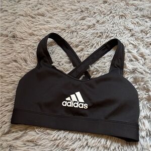 Adidas Powerreact training medium-support sports bra black - XS